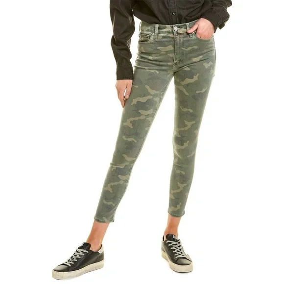 Hudson Barbara Super Skinny Camo Jeans Size 28 Grey Camouflage Stretch Skinny - Picture 6 of 7